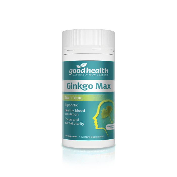 Good Health Ginkgo Max Brain Tonic 120 Capsules