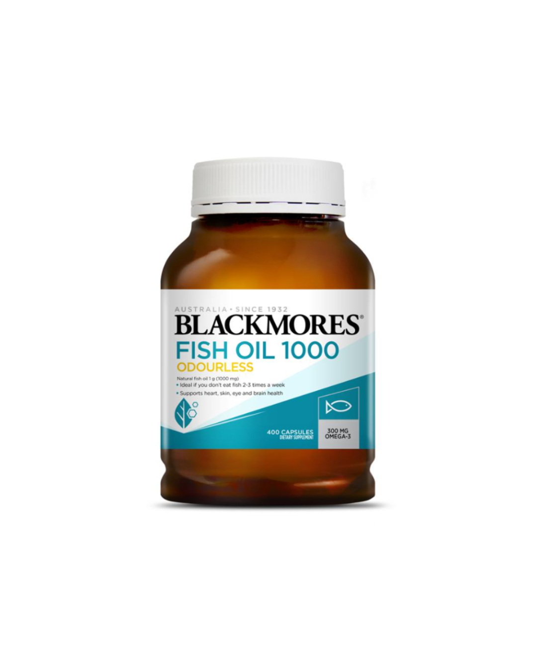 Blackmores Odourless Fish Oil 1,000mg 400 Capsules