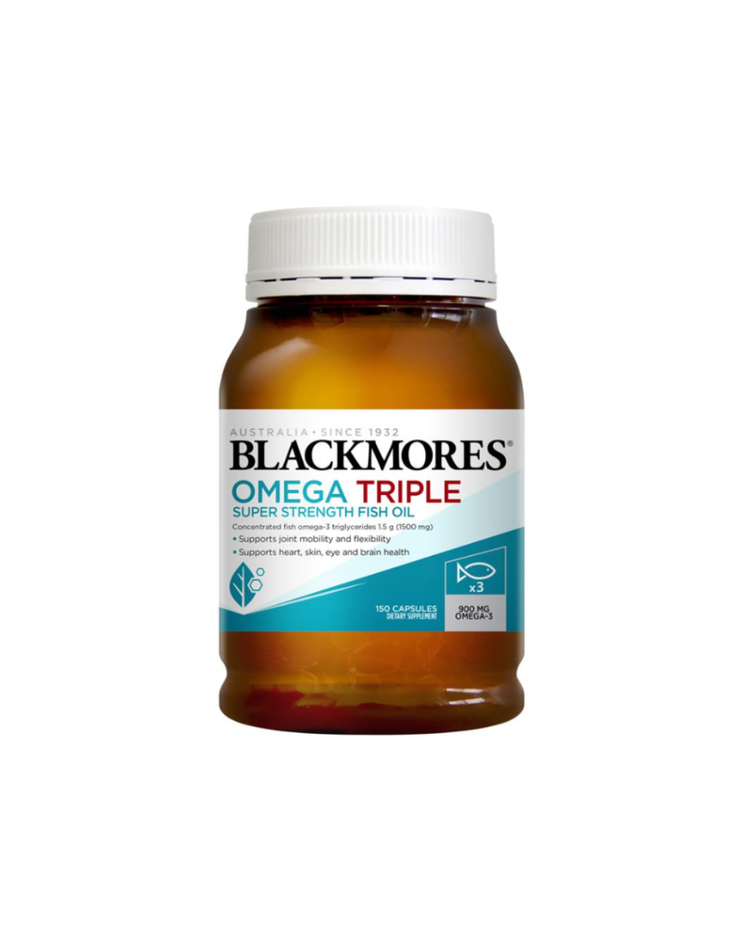 Blackmores Omega Triple Concentrated Fish Oil 150 Capsules