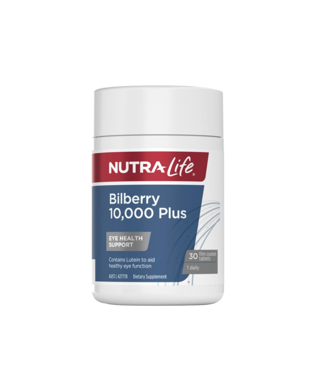 NutraLife Bilberry 10,000 Plus 30 Tablets