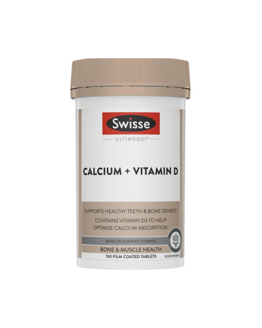 Swisse Ultiboost Calcium + Vitamin D 150 Tablets