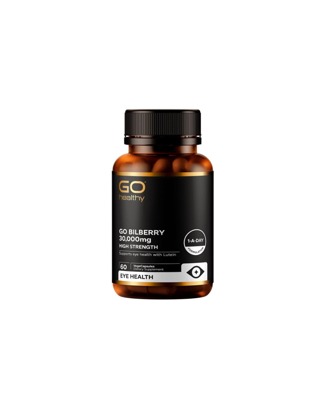 GO Healthy Bilberry 30,000mg 60 VegeCapsules