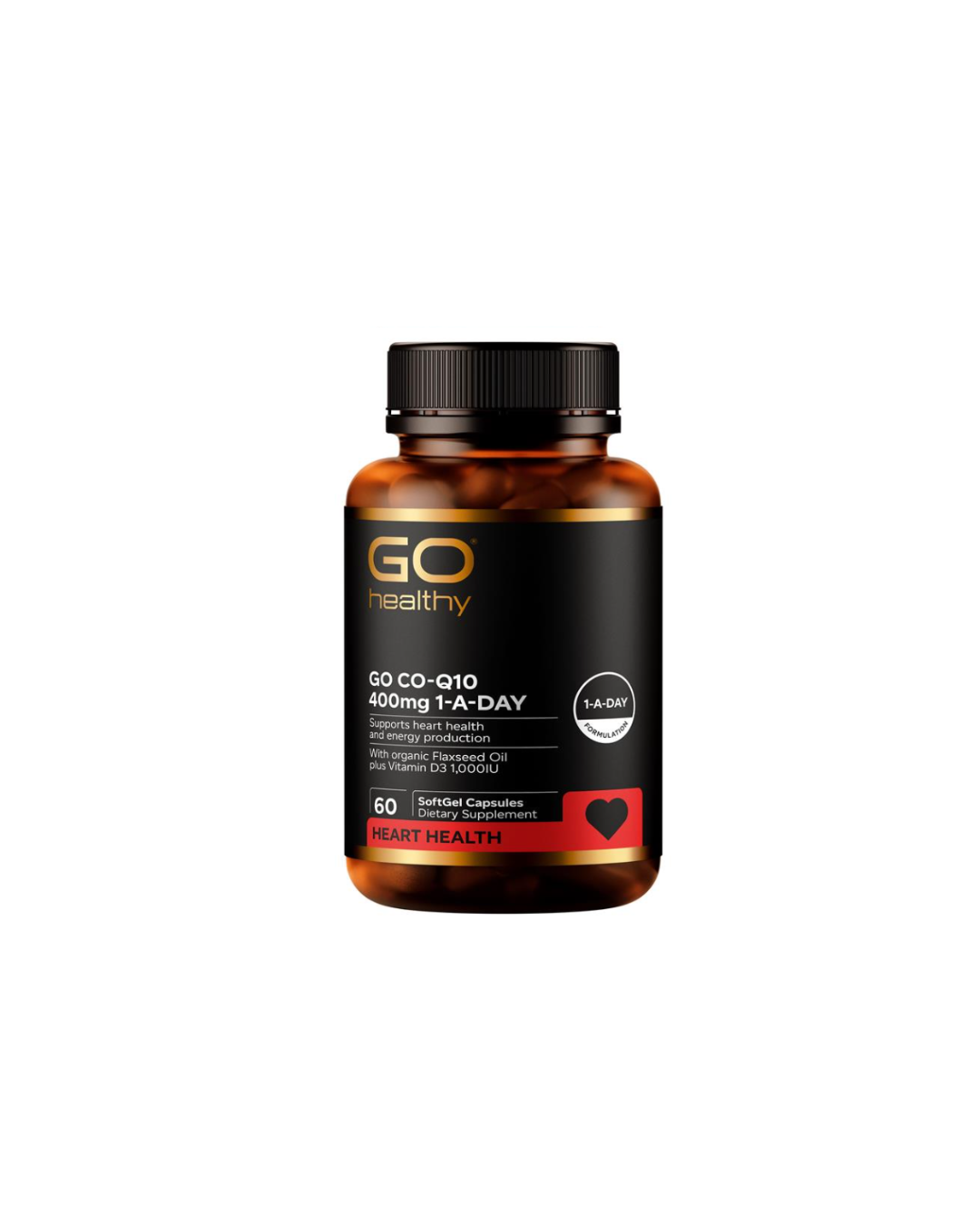 GO Healthy Co-Q10 400mg 1-A-Day 60 Capsules