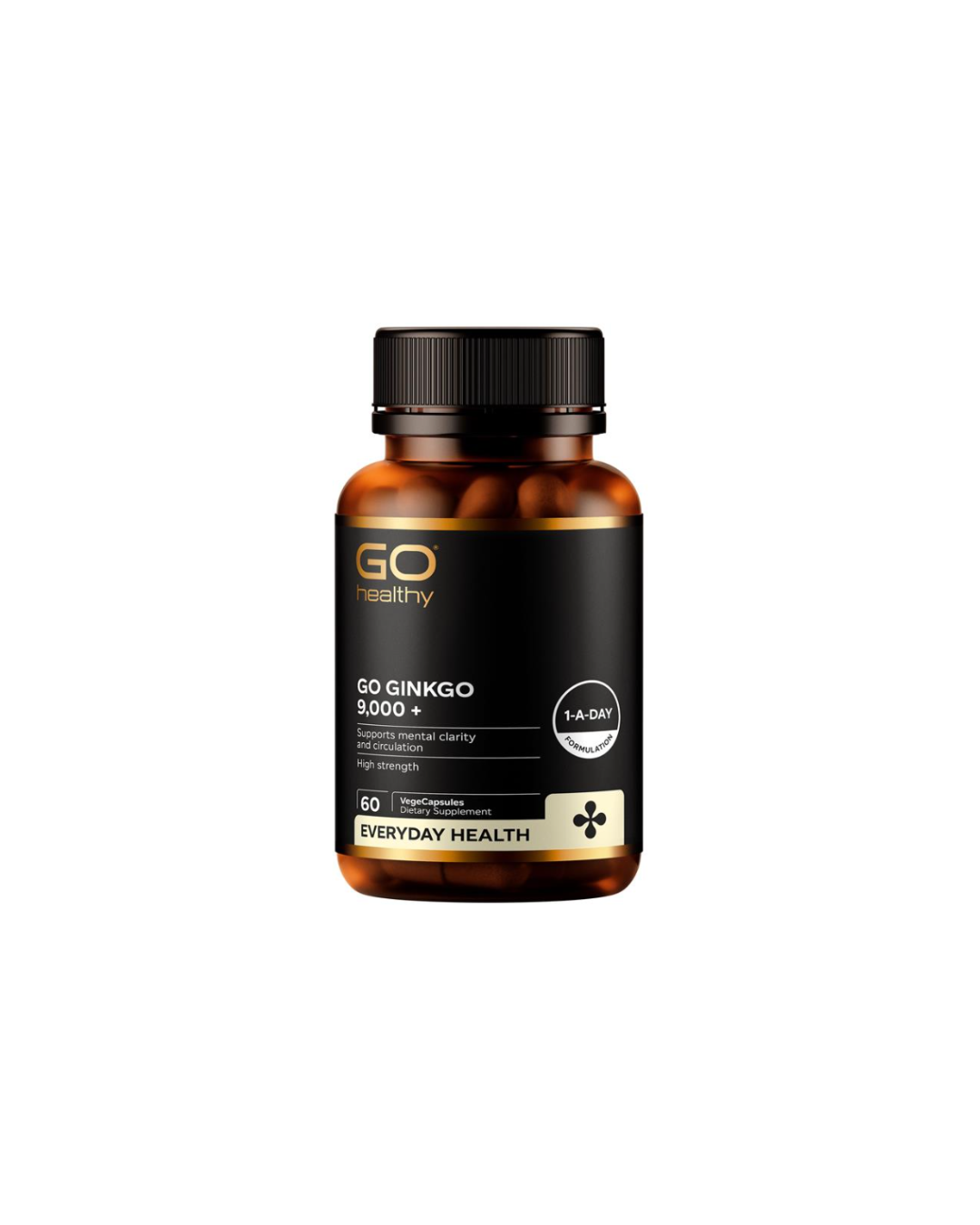 GO Healthy Ginkgo 9,000+ 60 VegeCapsules