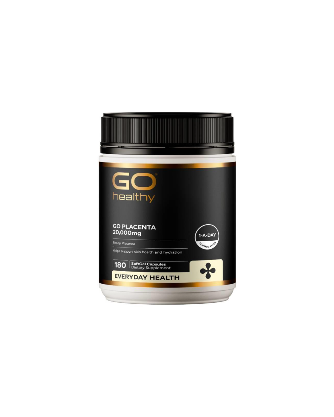 GO Healthy Placenta 20,000mg 180 Softgel Capsules