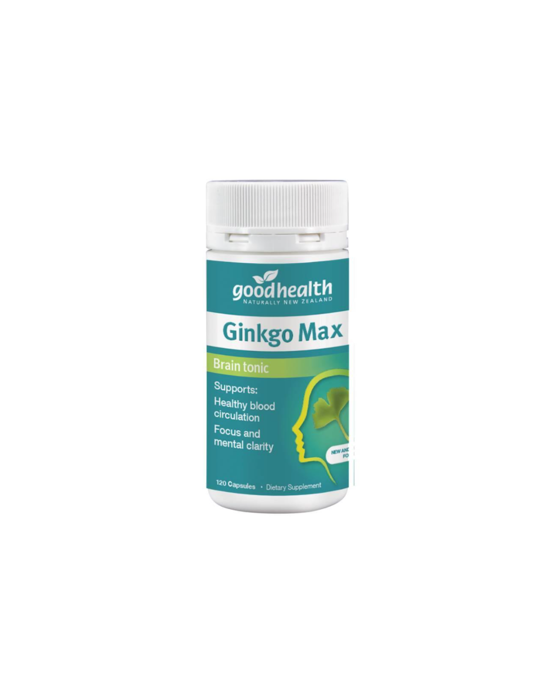 Good Health Ginkgo Max Brain Tonic 120 Capsules