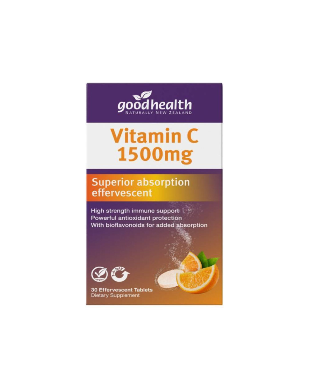 Good Health Vitamin C 1,500mg 30 Effervescent Tablets