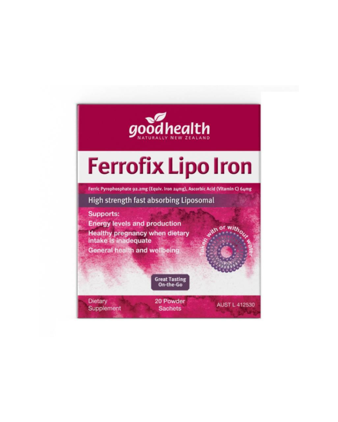 Good Health Ferrofix Lipo Iron 20 x 2g Sachets